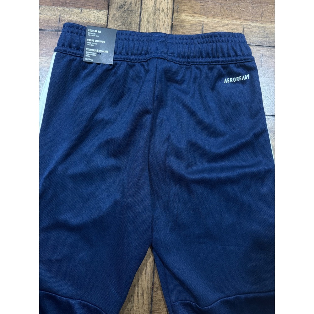 Adidas Kids Tiro 25 Essential Training Pants Navy Blue White XS JM5982 NWT - Picture 3 of 4